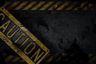 CAUTION Wallpapers By Claine89 On DeviantArt