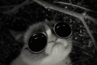 Sunglasses John Lennon Post Awsome Grumpy Cat Wallpapers ...
