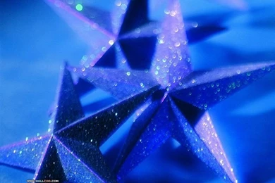 Christmas Star Ornament Blue Star Ornament Photo 32 Wallcoo.net