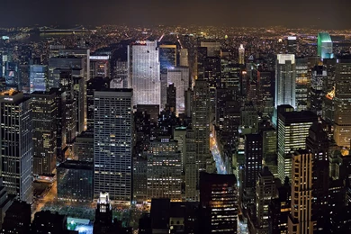 Download Wallpapers 3840x2400 New York, Night, Skyscraper Ultra HD ...
