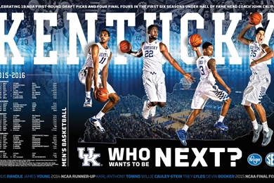 UK Athletics Posters And Pocket Schedules UK Wildcats