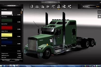 Euro Truck Simulator 2: Kenworth W 900l Truck Mod (big Rig) YouTube