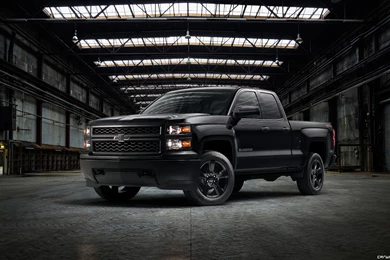 Car Wallpapers Chevrolet Silverado WT Black Out Double Cab 2015