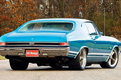 1968 Chevy Chevelle Ss Rear View Wallpapers