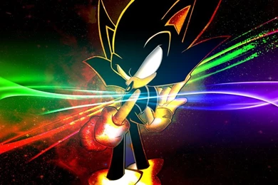 SONIC: DARK SUPER SONIC By Updown1234 On DeviantArt