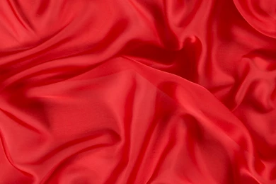 Satin Chiffon Rose Red