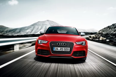 Red Audi RS 5 Coupe HD Wallpapers