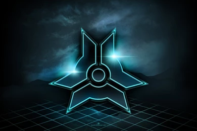 My Logo Tron Style WALLPAPER By Kay486 On DeviantArt