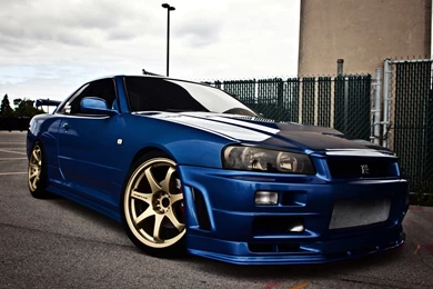 Skyline R34 Innenraum