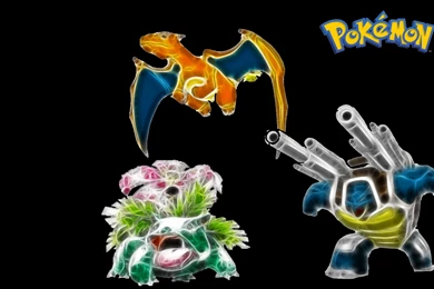 Blastoise Charizard Pokemon Venasaur Wallpapers (