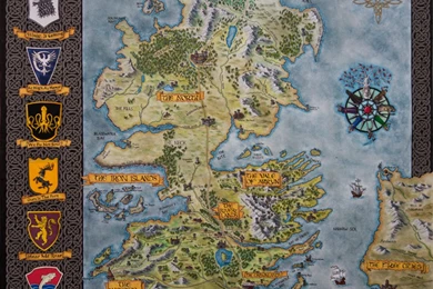 Hand Drawn Westeros Map (Complete And Finished Map By Klaradox On ...