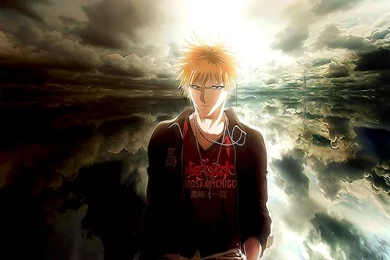 Ichigo Kurosaki Moonless Night Kurosaki Ichigo – Anime Bleach HD ...