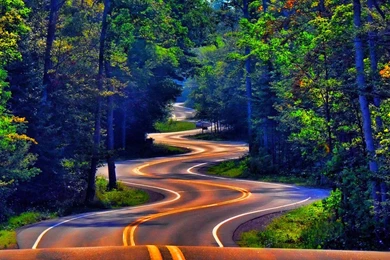 Beautiful Dreamy Street Road Scenery HD Photography Wallpapers 10 ...