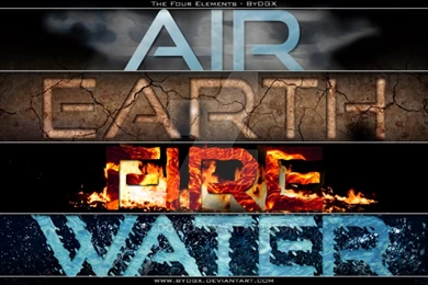 The Four Elements Wallpapers By ByDGX On DeviantArt