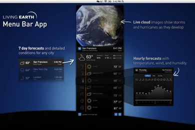 Living Earth Desktop Weather & World Clock On The Mac App Store