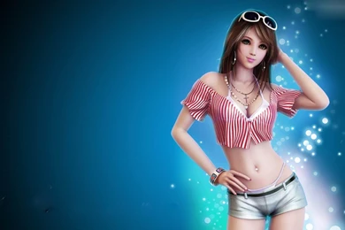 3d hot girl wallpapers