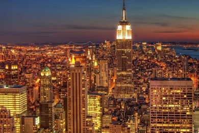 New York At Night Wallpapers HD Resolution – Wallpapers