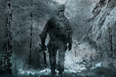 Modern Warfare Forests Frozen Snow Soldiers Video