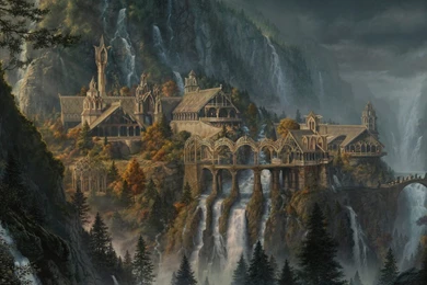 Rivendell By Vanderstelt Studio (x post /r/Wallpapers ...