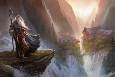 The Lord Of The Rings, Gandalf, The Hobbit, Imladris, Rivendell ...