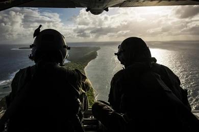 View From A Hercules C 130 HD Desktop Wallpapers : Widescreen ...