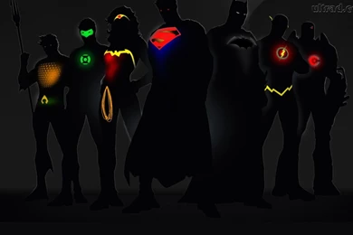 Papel De Parede DC Comics Super Heróis