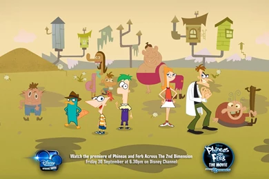 Phineas & Ferb Across The 2ND Demention Movies & T.V Shows ...