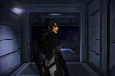 DeviantArt: More Like Kasumi And Shepard The Kiss By Noble 6