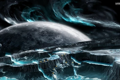 Moon Base, Planet, Future, City, Canyon, Fantasy, 1920x1200 HD ...