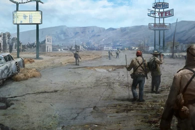 Fallout New Vegas Concept Art HD Desktop Wallpapers : High ...