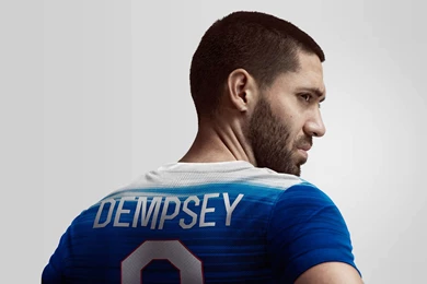 Clint Dempsey 2015 USA Nike Away Soccer Kit Wallpapers
