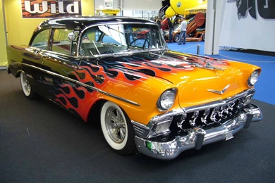 Cars: 1956 Belair Chevrolet Custom Hot Hotrod Rod USA Phone ...