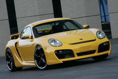 2007 TechArt Widebody Based On Porsche Cayman S Front Angle Tilt ...