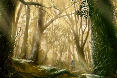 Wallpapers Scenary Anime Scenery Hd 1366x768