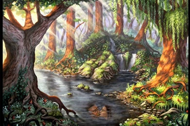 Mystical Forest By Cleophus On DeviantArt