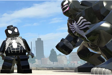 VENOM VS BLACK SUIT SPIDER MAN EPIC BATTLE (LEGO Marvel Super ...