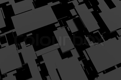 Flying Black Glossy Rectangle. View Of The Top. Background. Stock ...