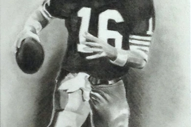 Joe Montana SF 49ers Football Sketch Card By Avintagedreamer On ...