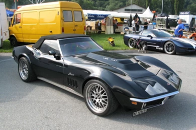 Free Wallpaper, Corvette C3 Sexy Black