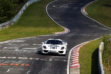 2012 Porsche 918 Spyder Prototype On Nurburgring Motion 5 ...