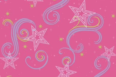 Star Pink Glitter Wallpapers InteriorDecorating