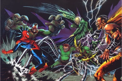 My Free Wallpapers Comics Wallpapers : Spider Man Vs Villains