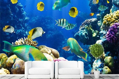 Compare Prices On Tropical Fish Wallpaper Online Shopping/Buy Low ...