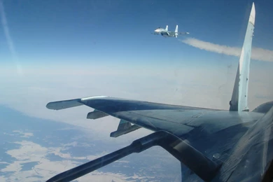 Su 27 Flanker Russian Air Force Skies Jets Wallpapers