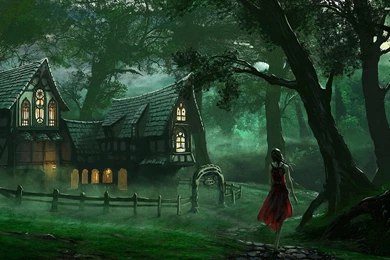 2048x1300px Little Red Riding Hood